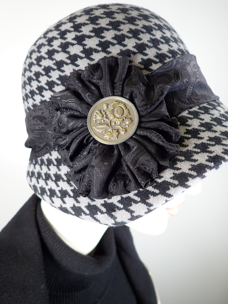 Vintage Cloche Hat, Statement Hat, Downtown outlet Abbey Hat, Women's Gatsby Style hat