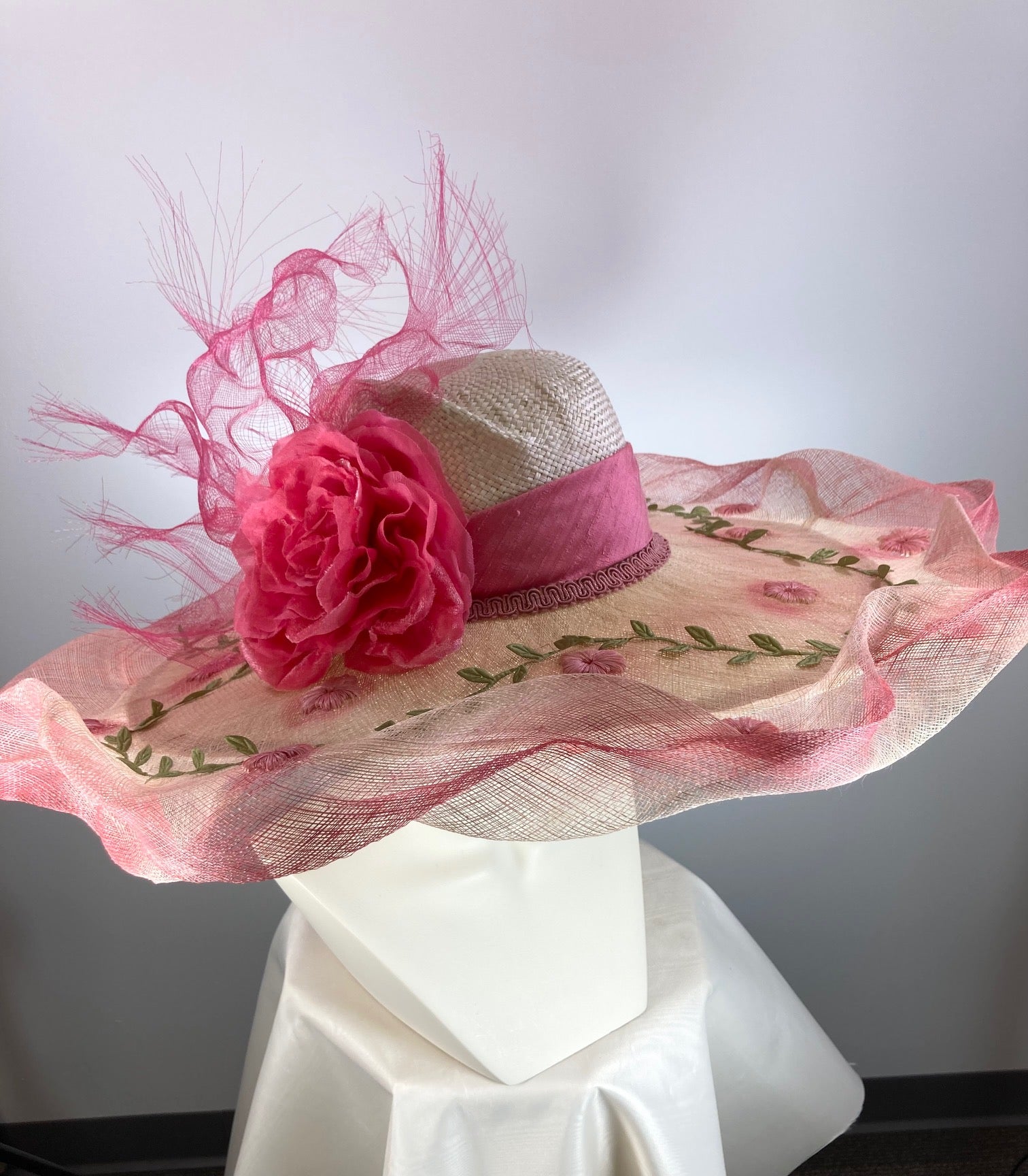 Ethereal wide brim hat. Kentucky Derby Hat. Kentucky Derby Hat. Pink g – What a Great Hat Ethereal wide brim hat. Kentucky Derby Hat. Kentucky Derby Hat. Pink g – What a Great Hat