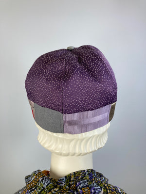 Women's winter hat baseball style. Newsboy hat purple beige red black. Casual hat ladies. Warm comfy hat. Stylish ladies soft fabric hat.