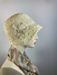 Women's 1920s Cloche Style Hat. Summer Straw Hat. Natural Straw Cloche. Women's Summer Hat. Beach Hat. Ladies Cloche. Neutral Straw Hat.
